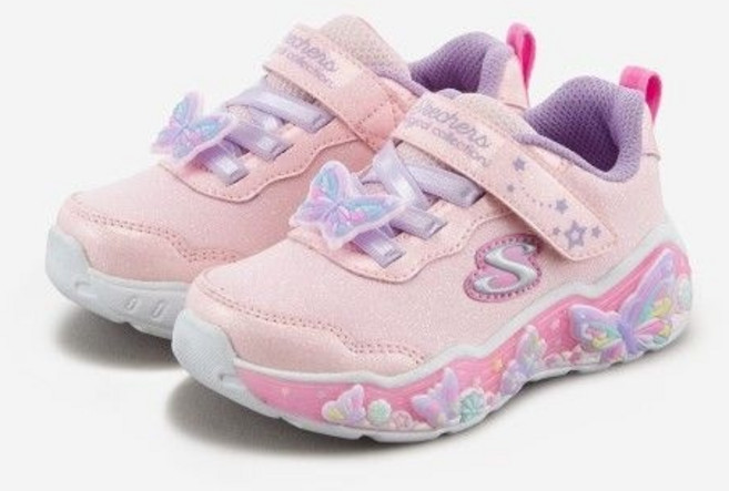 백화점상품 스케쳐스 키즈 운동화 여아 사랑스러운 나비 릴버터플라이블리스 등원화