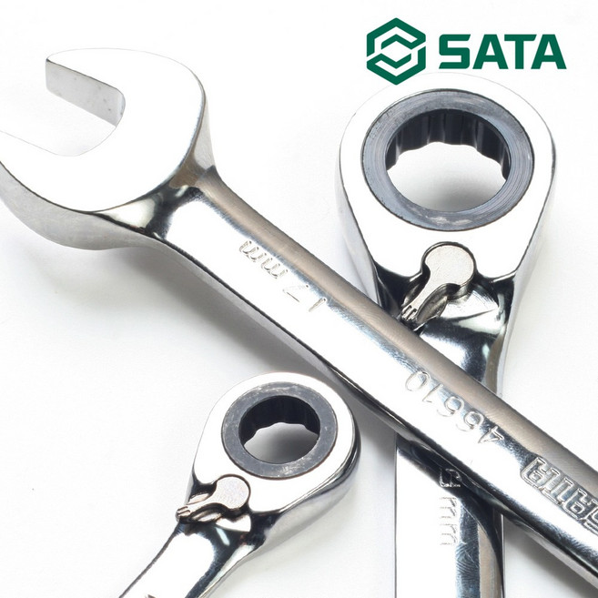 SATA 조절기어렌치 13mm 평생보증 스패너, 1개