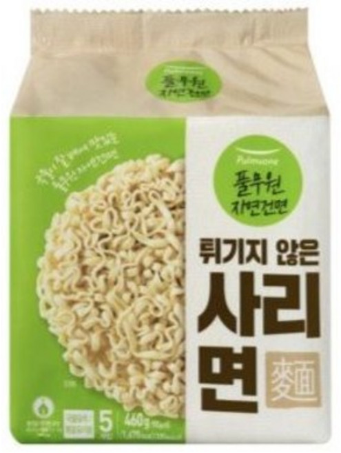 (상온)[풀무원]생면식감 튀기지 않은 사리면460gx5, 5개