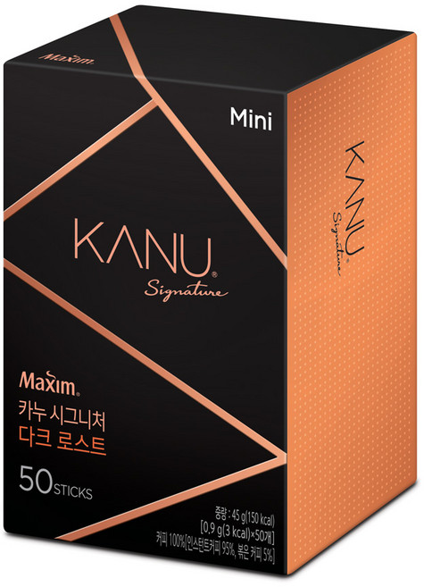 카누 시그니처 다크 로스트 미니, 900mg, 60개입, 1박스