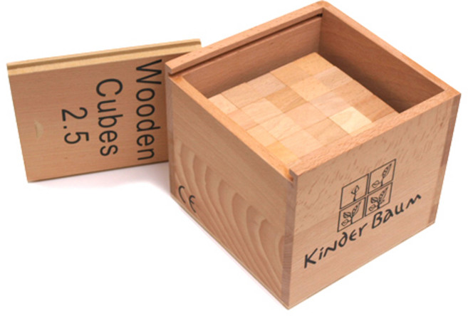 쌓기나무 보관상자포함 2.5cm 120개 블럭쌓기 가베놀이, 1개