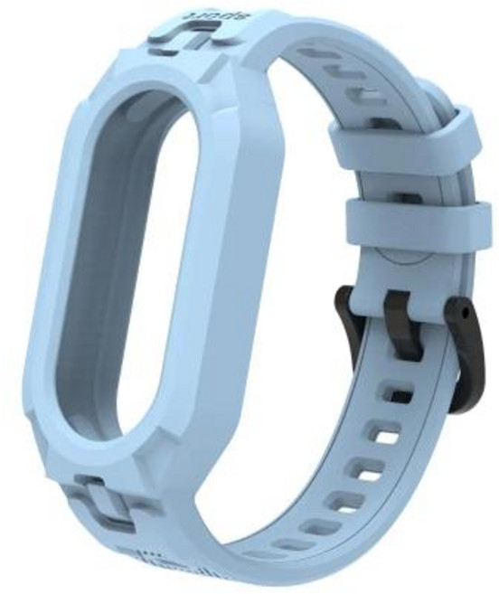 Mi 밴드 9 스트랩 샤오미 Mi 밴드 8 손목 스트랩 밴드 시계 교체 소프트 TPU 실리콘 Miband 8 팔찌, 6)light blue