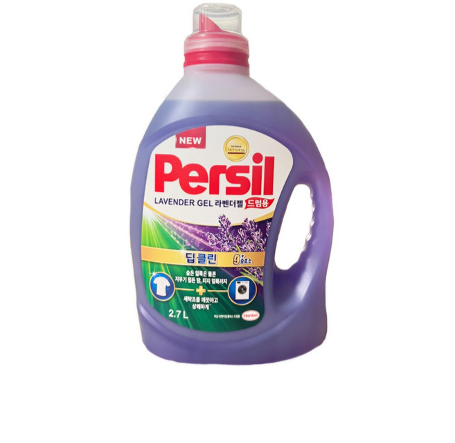퍼실 라벤더젤 플러스 드럼용 액상세제 라벤더 코튼향 본품, 2.7L, 1개입, 2개