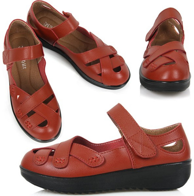 마이슈 발편한 여성 통굽샌들 플랫슈즈 스트랩 여름로퍼 여자단화