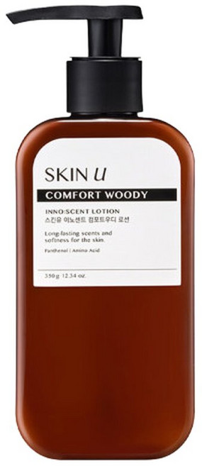 스킨유 이노센트 컴포트 우디 로션 350g, 1개