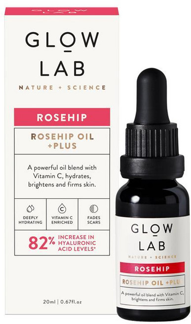 호주 글로우 랩 Glow Lab Rosehip Oil + PLUS 로즈힙 오일 + 플러스 페이스 오일, 5개, 20ml
