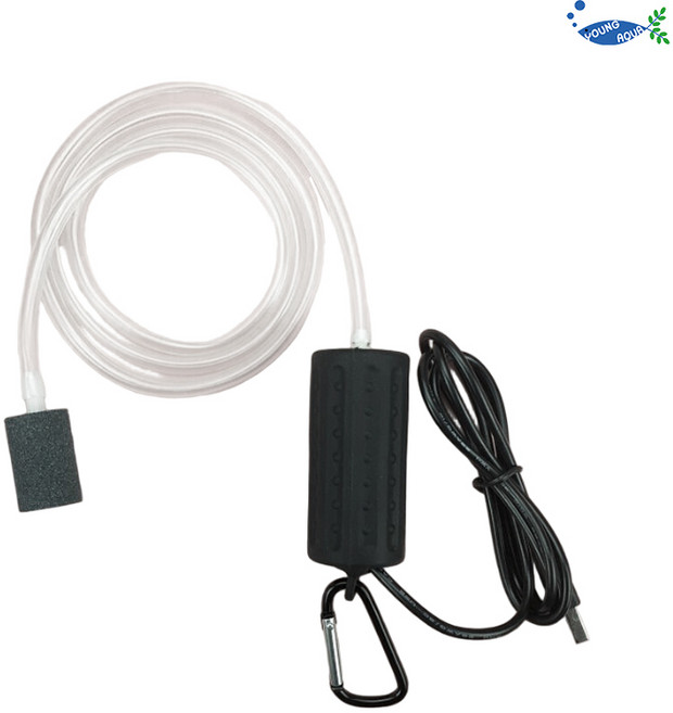 USB 기포기 본체 + 에어호스 + 에어스톤, 2개