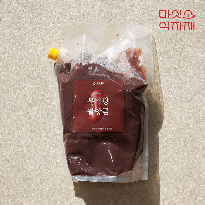 순수 무가당 팥앙금, 1개, 2kg