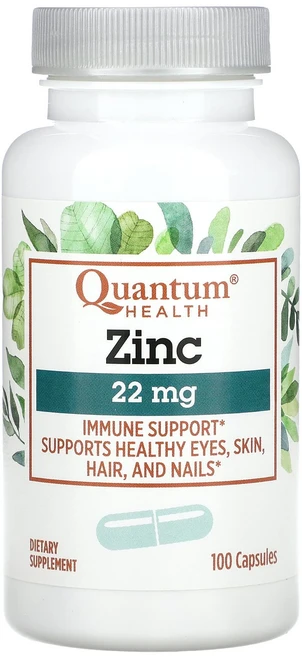 Quantum Health 아연 22mg 캡슐 100정, QuantumHealth아연22mg캡슐100정, 1개 - 쿠팡