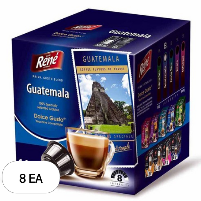 르네 돌체구스토 호환캡슐 과테말라 안티구아, 16개입, 8개, 7g