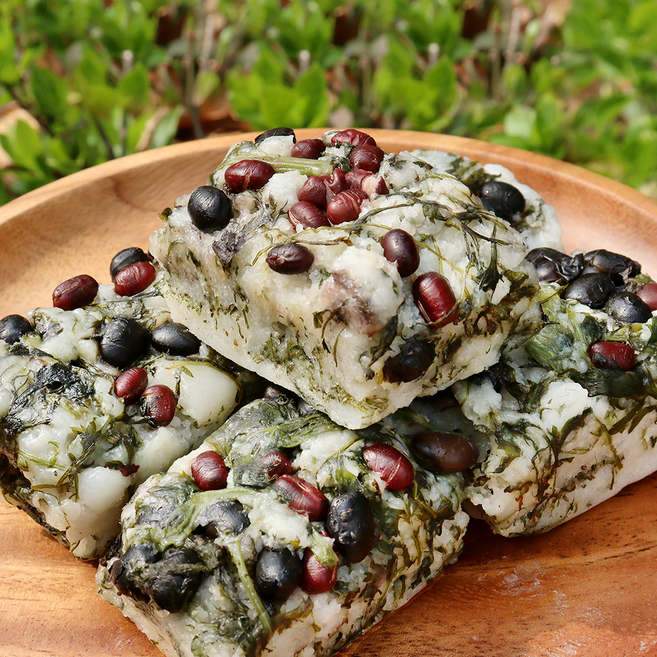 밀레의공방 진도 해풍 햇쑥 쑥털털이 쑥버무리 떡, 1박스, 1kg