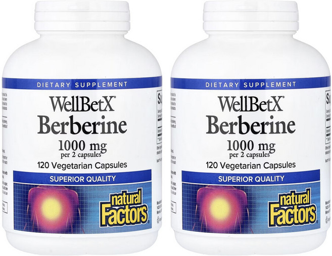 네츄럴펙터스 베르베린 WellBetX 120정 (캡슐당 500mg) 2개, NFS03543-2