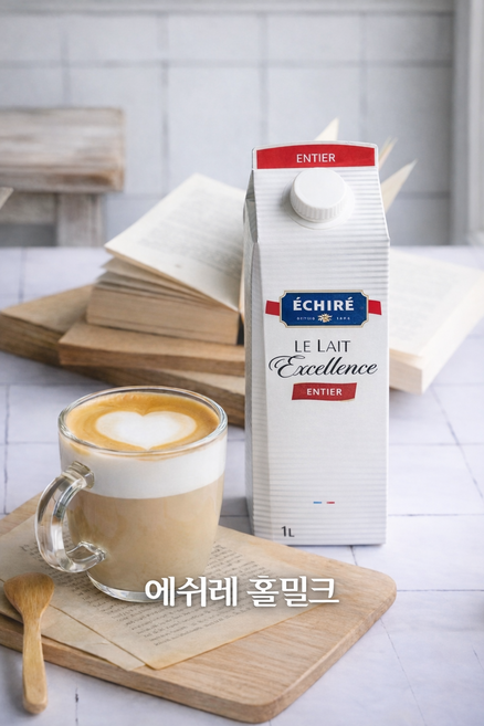 [프랑스 직수입] 에쉬레 앙티에 홀밀크 1L 12개입, 1박스, 12L