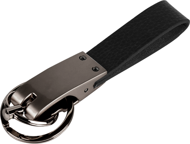 갈고리형 메탈후크 가죽 자동차 키홀더 키 케이스 키링 스트랩 RT31, RT31_블랙