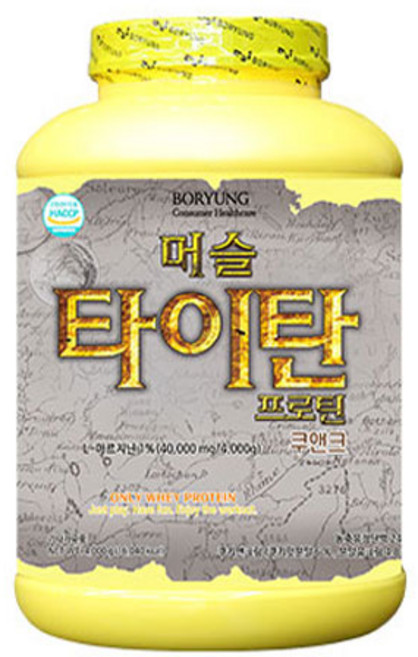 보령 머슬타이탄 프로틴 쿠키 앤 크림, 4kg, 1개