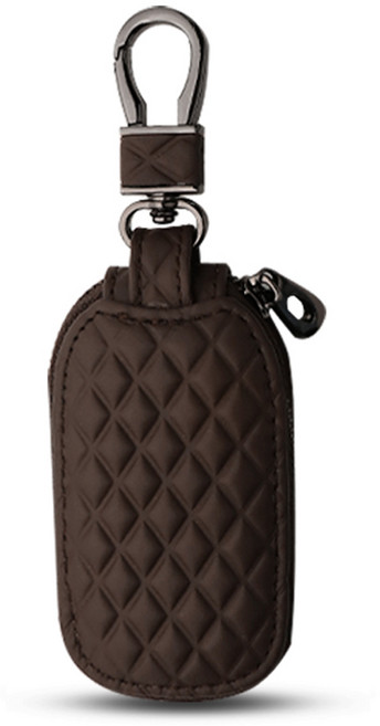 프리미엄 자동차키지갑 차키지갑 자동차키가죽케이스, 다크브라운