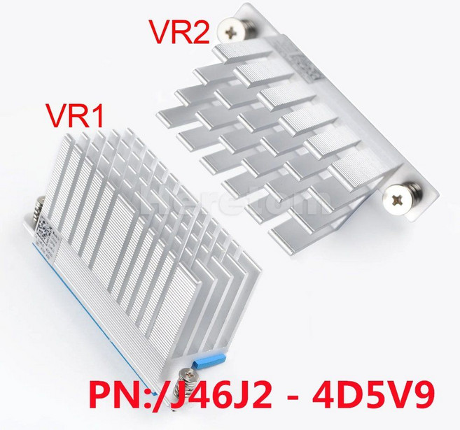 VR 전압 조정기 Dell Alienware Aurora Ryzen R5 R6 R7 R8 R9 R10 4D5V9 J46J2 용 VRM 방열판 열 모듈