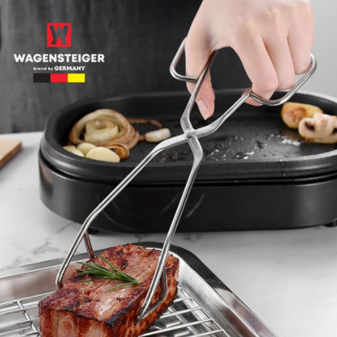 바겐 위생 집게 다용도 식당용 업소용 주방 가위형 집게 25cm, 단품