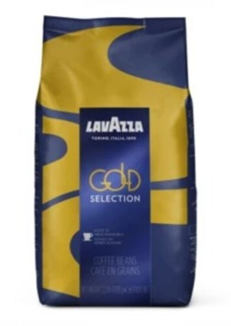 LAVAZZA Gold Selection 黃金嚴選 義式咖啡豆, 1kg, 1個, 全豆咖啡（未研磨）