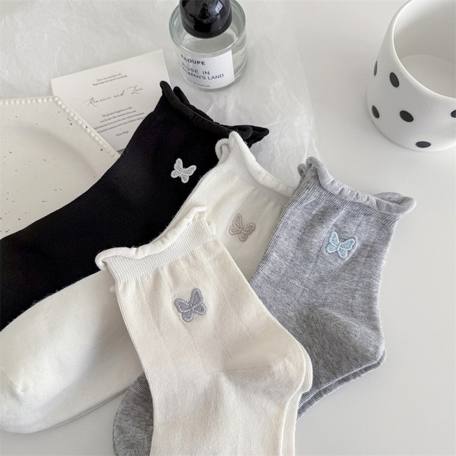 와이와이 여성 양말 4종 세트 WZ403