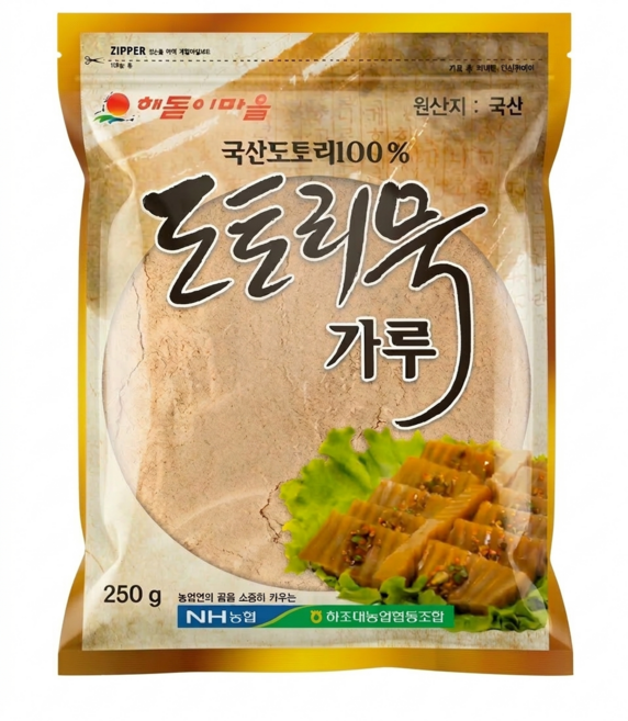 [강원도양양농협] 도토리묵가루 [설악산 자락의 해풍 맞은 청정도토리] - 하조대농협, 1개, 250g