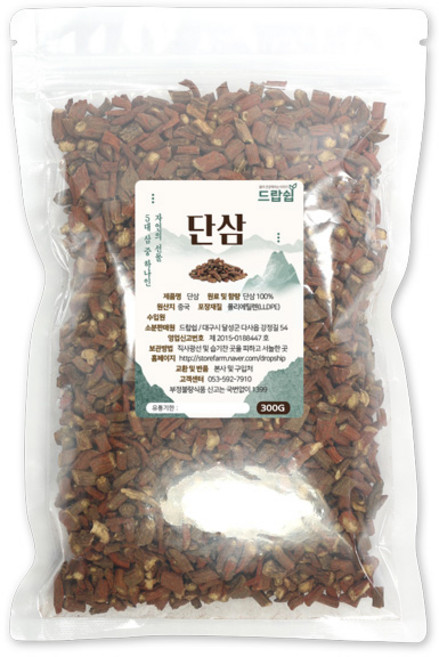 드랍쉽 단삼(중국) 300g, 단삼[중국] 300g, 1개