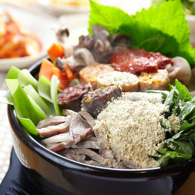 병천식 순대국밥세트 610g 잡내없고 푸짐한 진국 순대국 육수포함, 5개