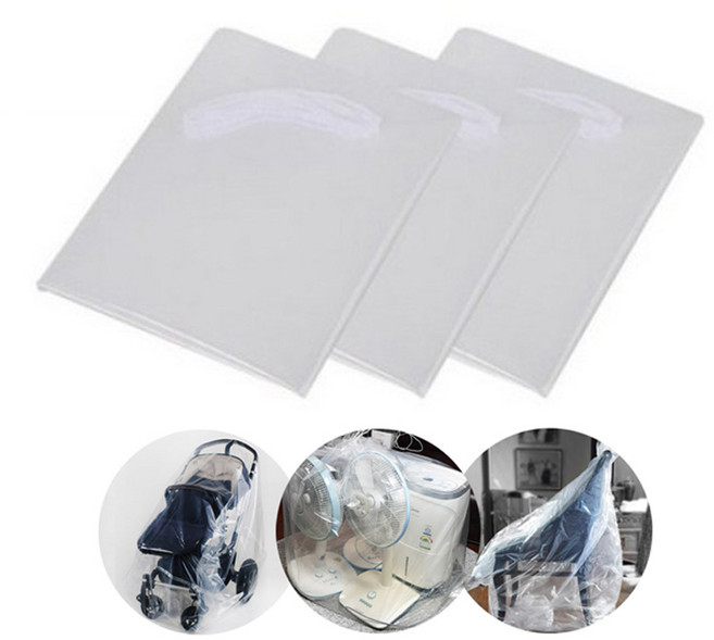 대형 끈 비닐봉투 160 x 150 cm, 3개