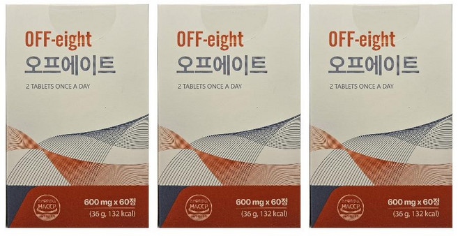 오프에이트 브로멜라인 off 성분 8 eight 후기 내돈내산 오프에이드 효능 효과 3개, 60정