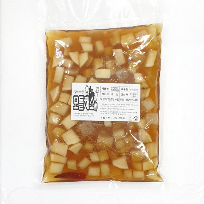 핸드메이드 무양파간장절임 1.5kg(무장아찌), 1개, 1.5kg