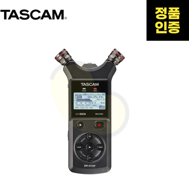 TASCAM(타스캠) DR-07XP 포터블 디지털 오디오 레코더