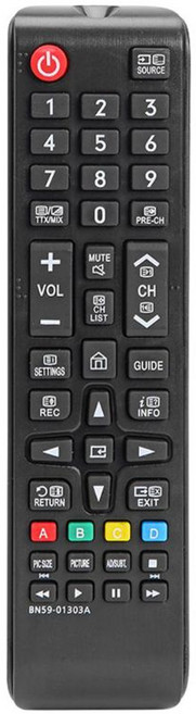 삼성 TV 리모컨 BN59-01303A UA50NU7090 UA58NU7103K UE43NU7172 신제품, 한개옵션0, 한개옵션0