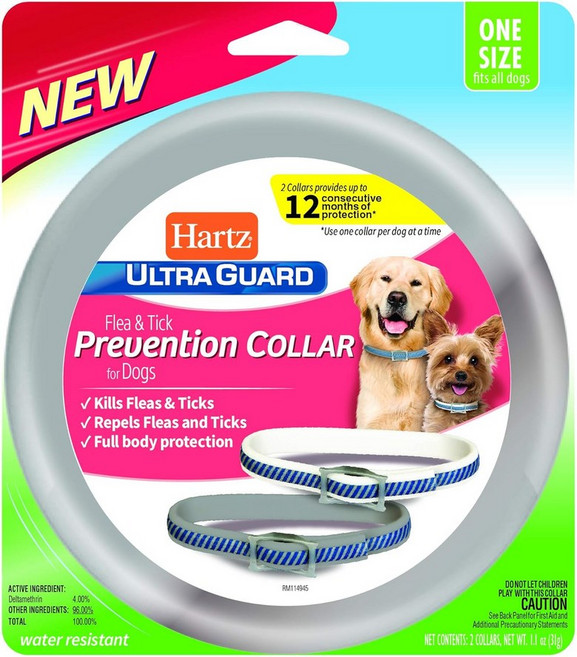 하츠 울트라가드 벼룩 및 진드기 예방 목걸이 개용