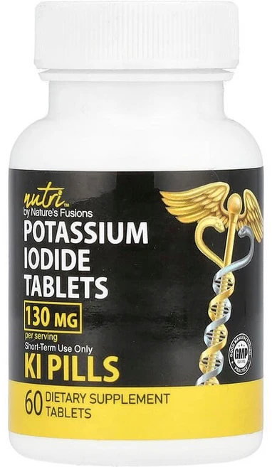 Nutri 요오드화칼륨 정제 60정(1정당 65mg) NFU-74227, Nature's Fusions 요오드화 칼륨 130mg, 1, 60 - 쿠팡