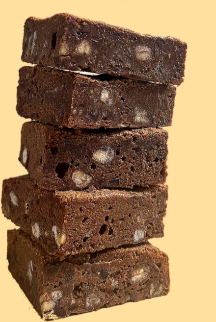 초콜릿 팥 수제 브라우니 홈카페 티타임 디저트 선물, 420g, 1개