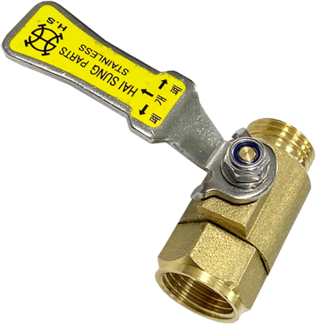 세종플렉스 고압 분무기호스 연결구 부품 / 사이즈변환 니플 너트, 1개, 밸브암수나사, 13mm