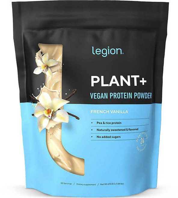 리전 플랜트+ 비건 프로틴 파우더 프렌치 바닐라, 672.8g, 1개