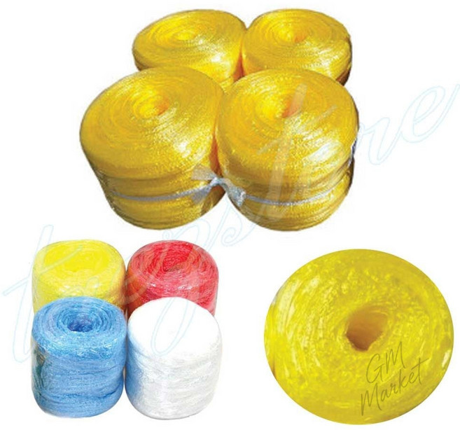 태즈컴퍼니 유성바인더끈 소50m노랑 특용작물결속끈, xz@ 태즈컴퍼니 유성바인더끈 소50m노랑 특용작물결속, *vd, 1개