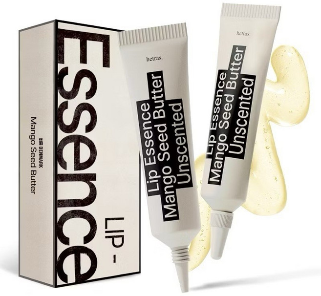 HETRAS 護唇精華 保濕滋潤 改善唇紋, 1個, 芒果籽奶油護唇膏-2入組【紙盒裝】, 13ml, Unscented