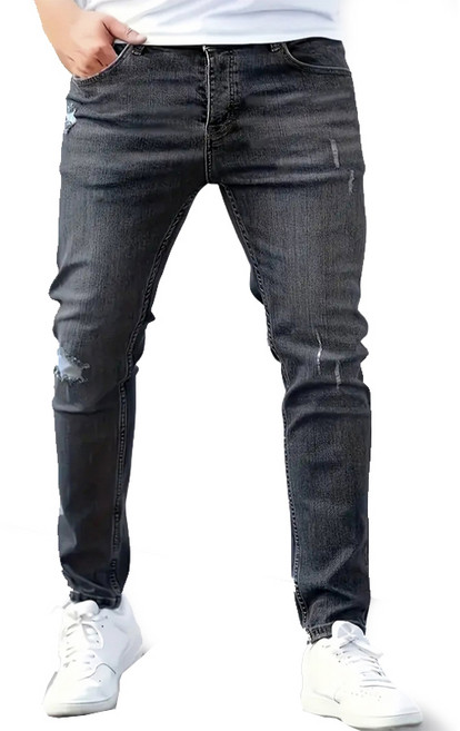 더스타일 남성 빈티지청바지 스판슬림핏 스키니바지