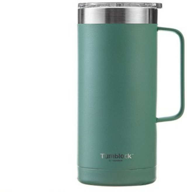 글라스락 텀블락 플레인 머그 텀블러 500ml, 그린, 3개