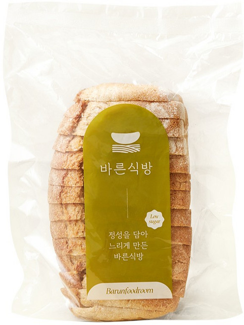 바른식방 저당 통밀식빵 (유기농 통밀 100%), 660g, 1개