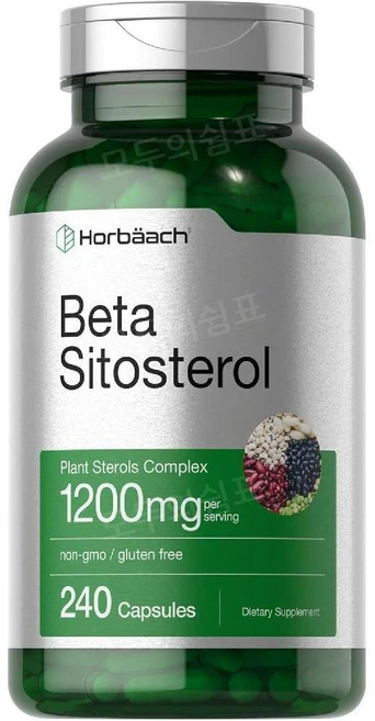 호르바흐 시토스테롤 1200mg 240캡슐 콜레스테롤 영양제, 240정, 1통 - 쿠팡