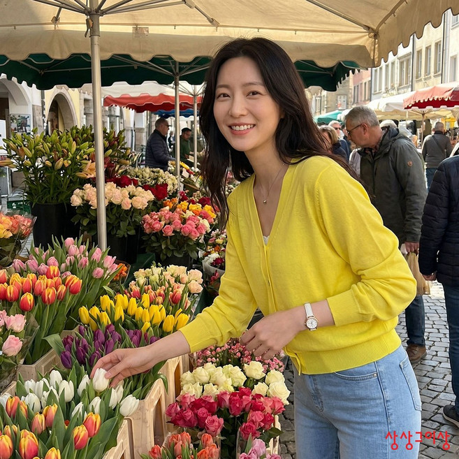 상상그이상 여성용 국내제작 린넨 브이넥 가디건 여름 시원한 비비드컬러 긴팔니트 루즈핏 썸머 캐주얼 오피스룩