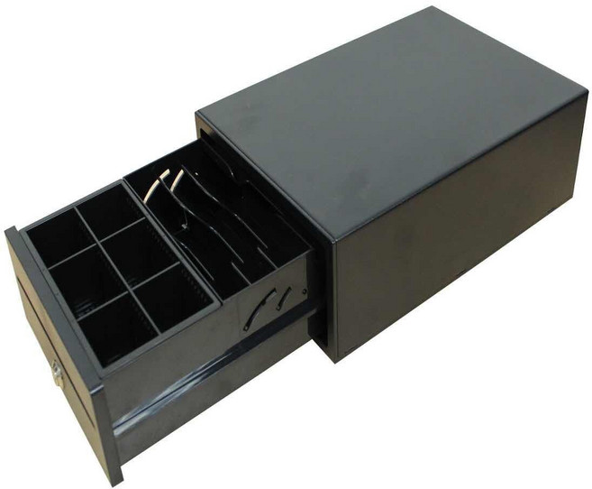 A4收銀錢櫃 RJ11錢櫃 Cash Drawer, 1個, POS208黑