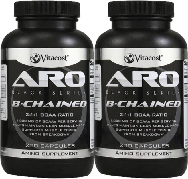 비타코스트 아로 블랙 시리즈 B-Chained BCAA, 200정, 2팩 - 쿠팡