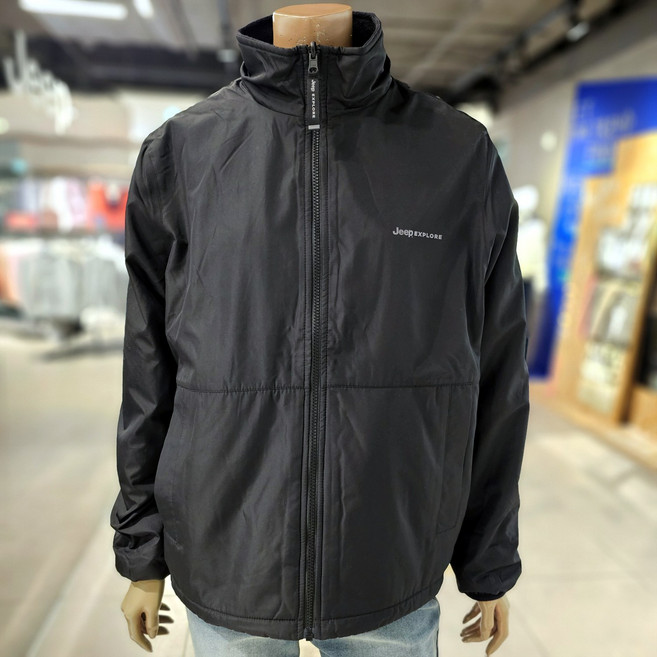 Jeep 남녀공용 정사이즈 양면 플리스 점퍼 리버시블 양면으로 입는 자켓
