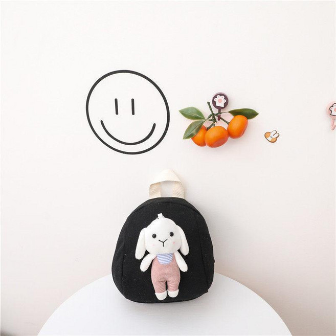 兒童迷你小揹包 可愛毛絨玩具 小書包 帆布雙肩包