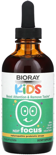 Bioray 어린이용 NDF Focus 시트러스 118ml(4fl oz), Bioray어린이용NDFFocus시트러스118ml4fl - 쿠팡