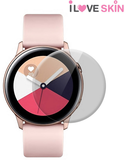 갤럭시워치 액티브 기스복원 풀커버 액정보호필름 2매, 갤럭시워치 액티브 지문방지